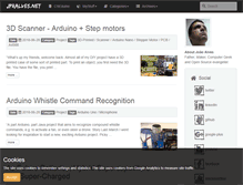 Tablet Screenshot of jpralves.net